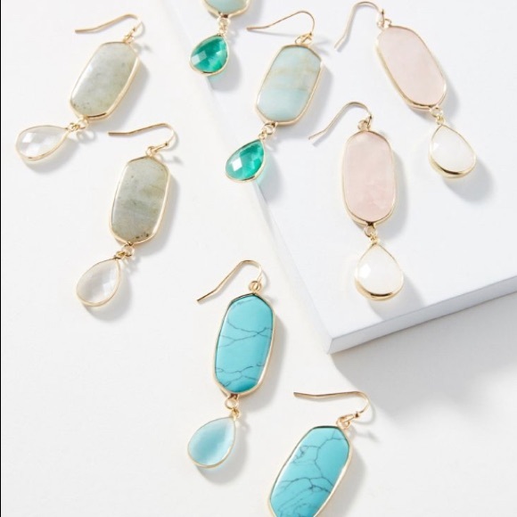 SOLD: Anthropologie Miri Drop Earrings NWT! - Picture 3 of 6
